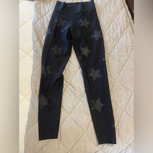 Ultracor Black Leggings with Stars